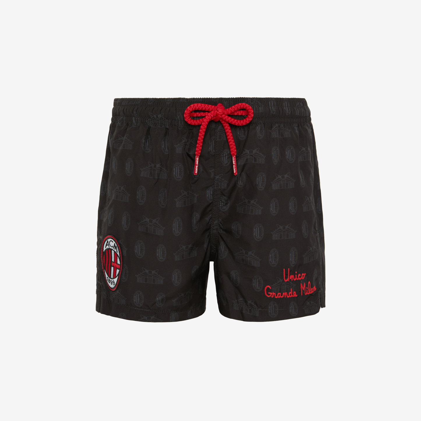 COSTUME BAMBINO MC2 SAINT BARTH X AC MILAN CON PATTERN LOGO E STADIO