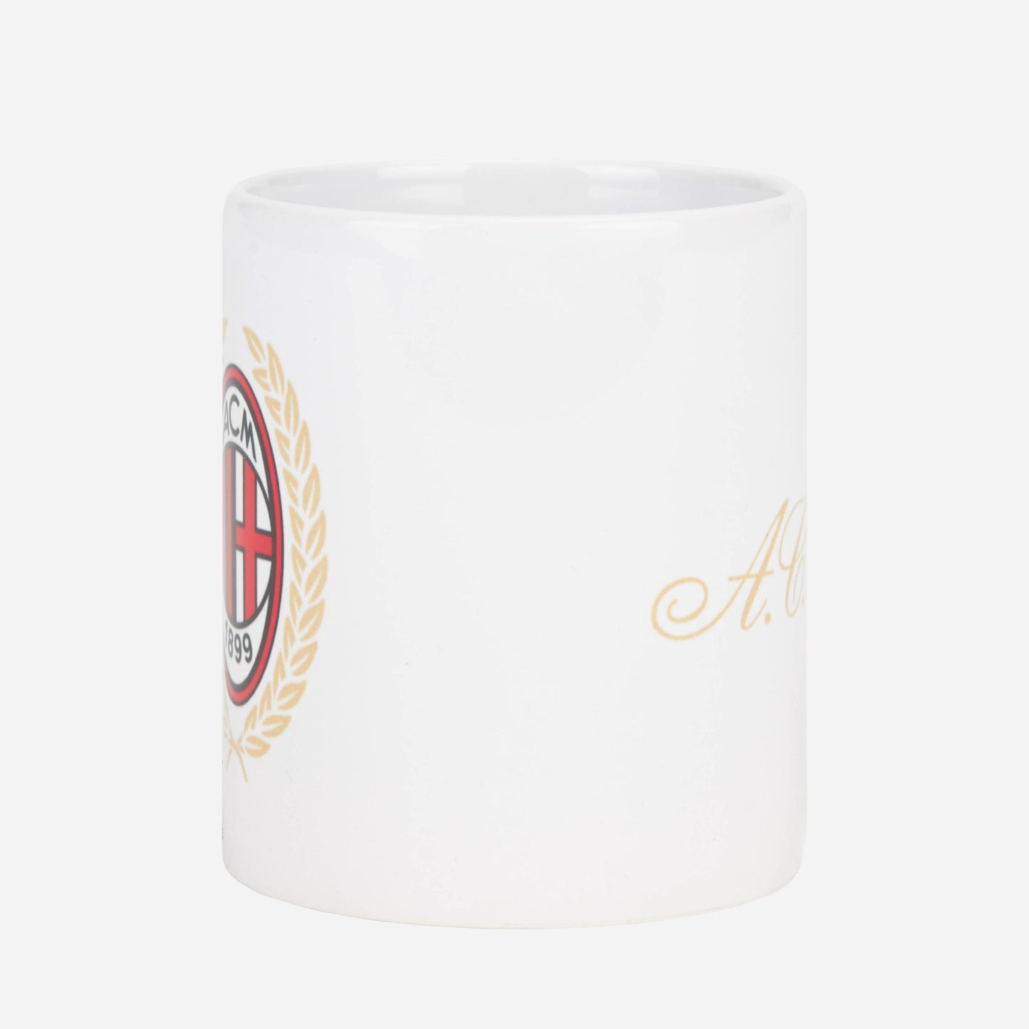 TAZZA MILAN CON LOGO E DETTAGLI ORO