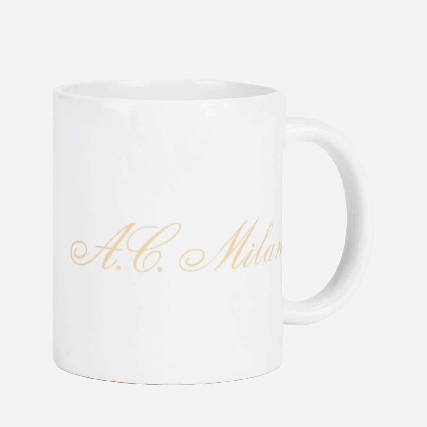 TAZZA MILAN CON LOGO E DETTAGLI ORO