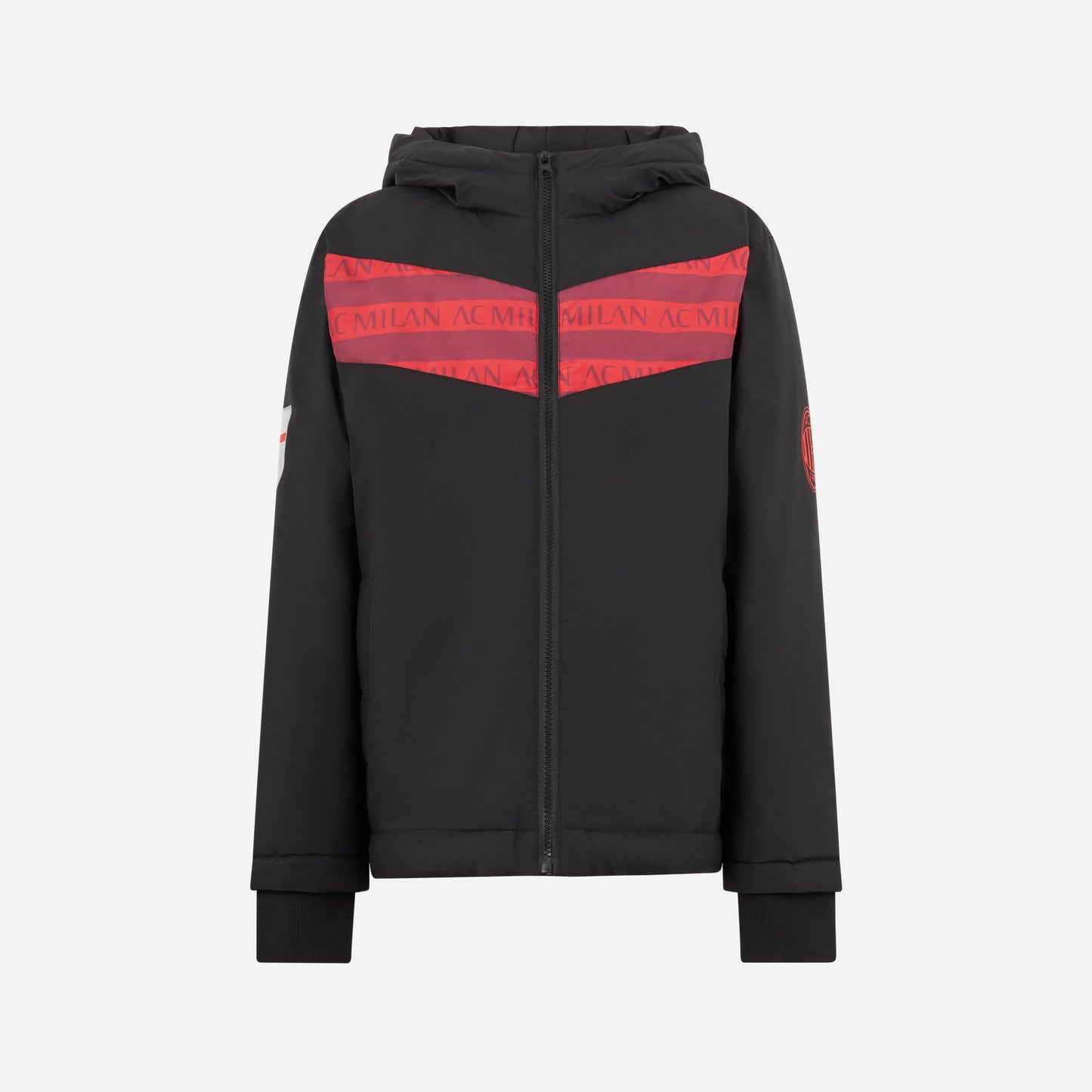 MILAN KIDS’ PADDED JACKET WITH DESIGNS AND LOGO