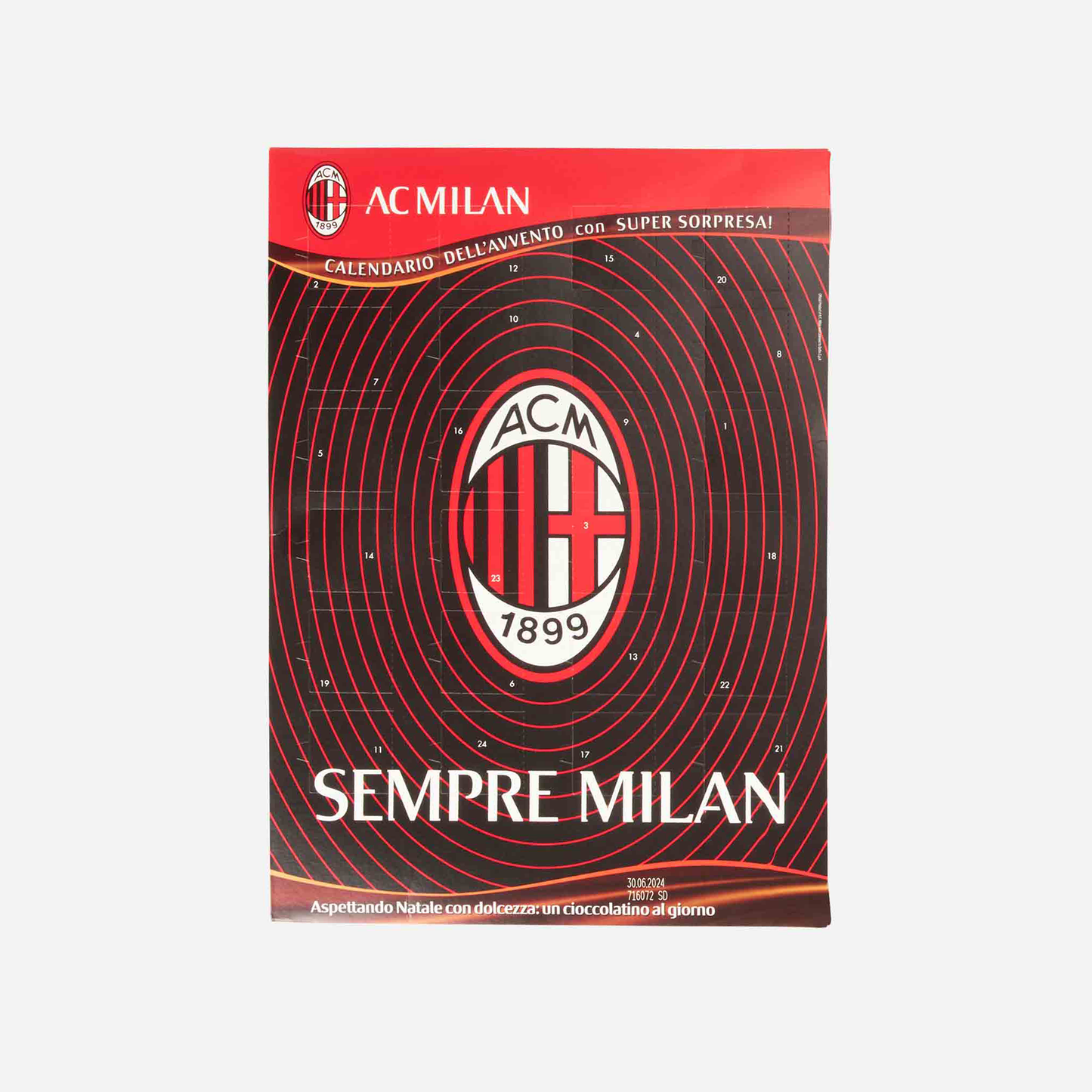 Calendario dell'avvento Milan 2022