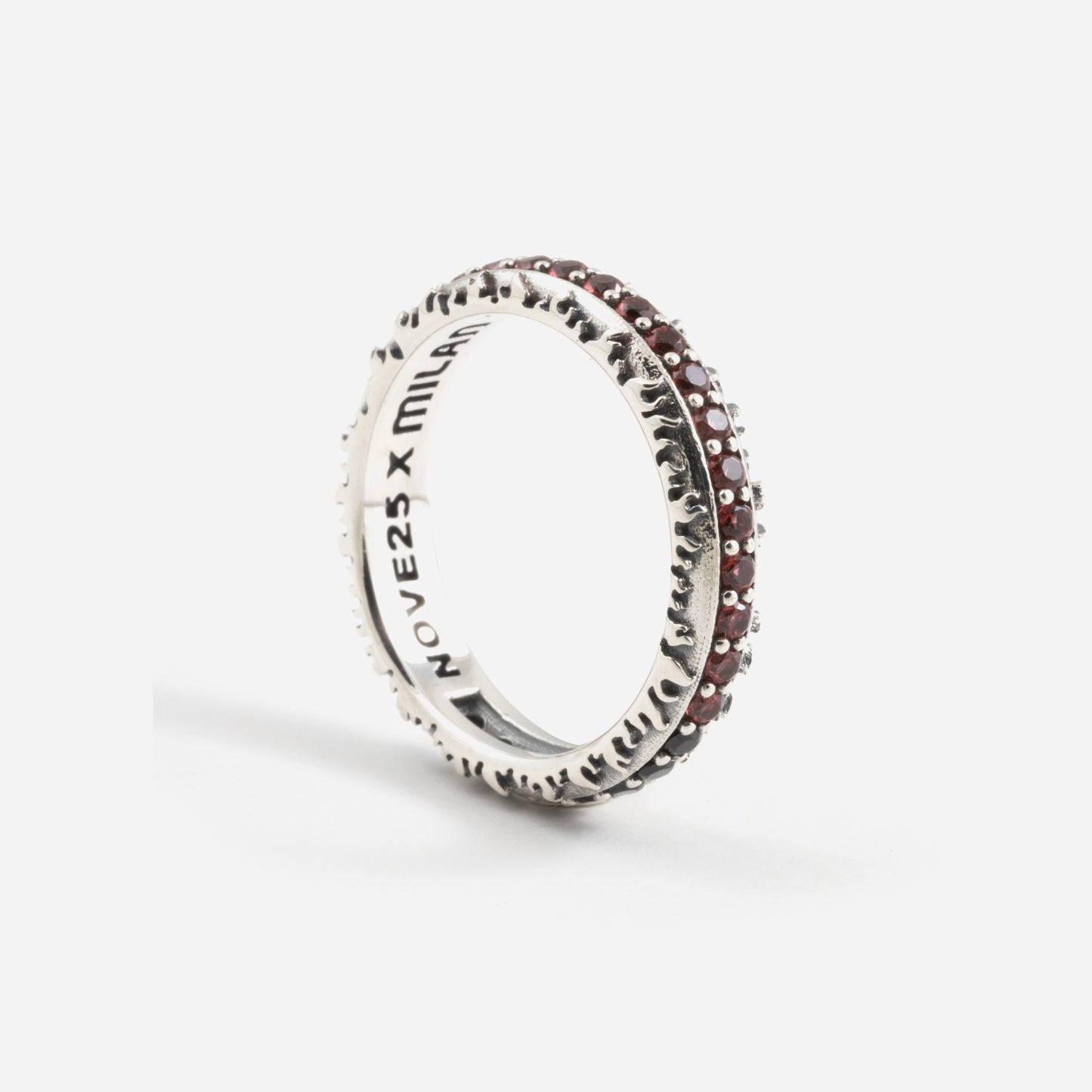 NOVE25 X MILAN – RING WITH ZIRCONS