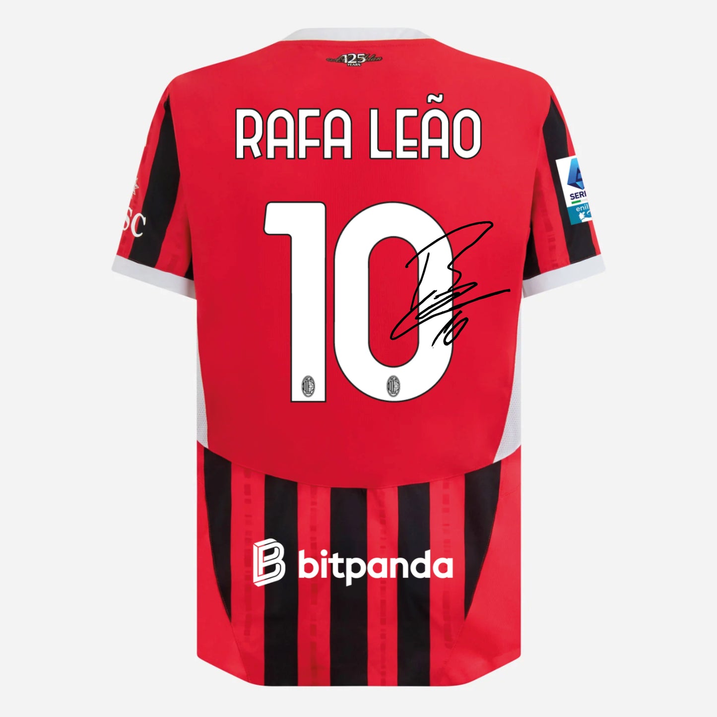 MILAN HOME 2024/25 JERSEY SIGNED BY LEAO