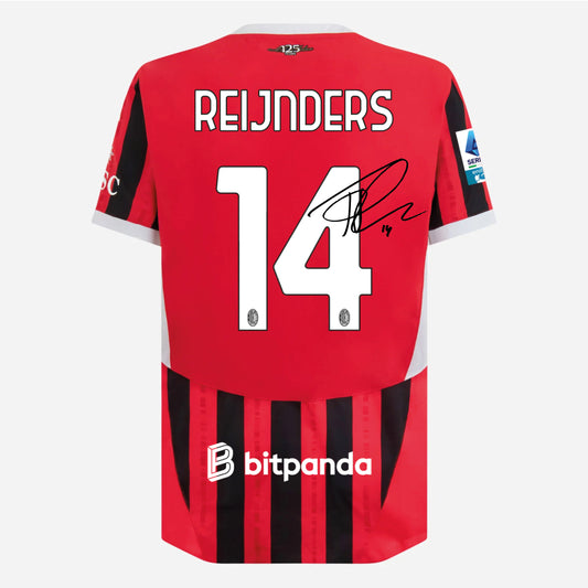 MILAN HOME 2024/25 JERSEY SIGNED BY REIJNDERS