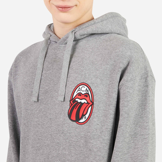FELPA CON PATCH E RICAMO COLLEZIONE MILAN X THE ROLLING STONES