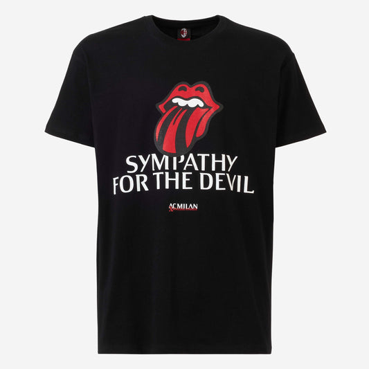 T-SHIRT MILAN X THE ROLLING STONES STAMPATA "SIMPATHY FOR THE DEVIL"