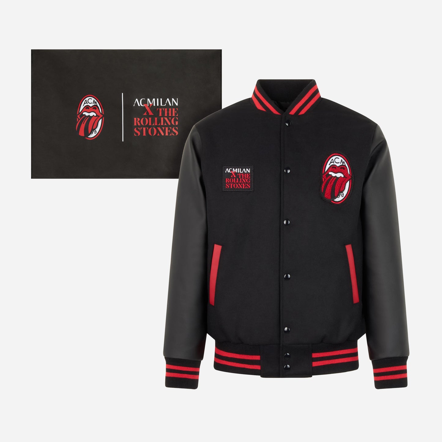 MILAN X THE ROLLING STONES VARSITY JACKET