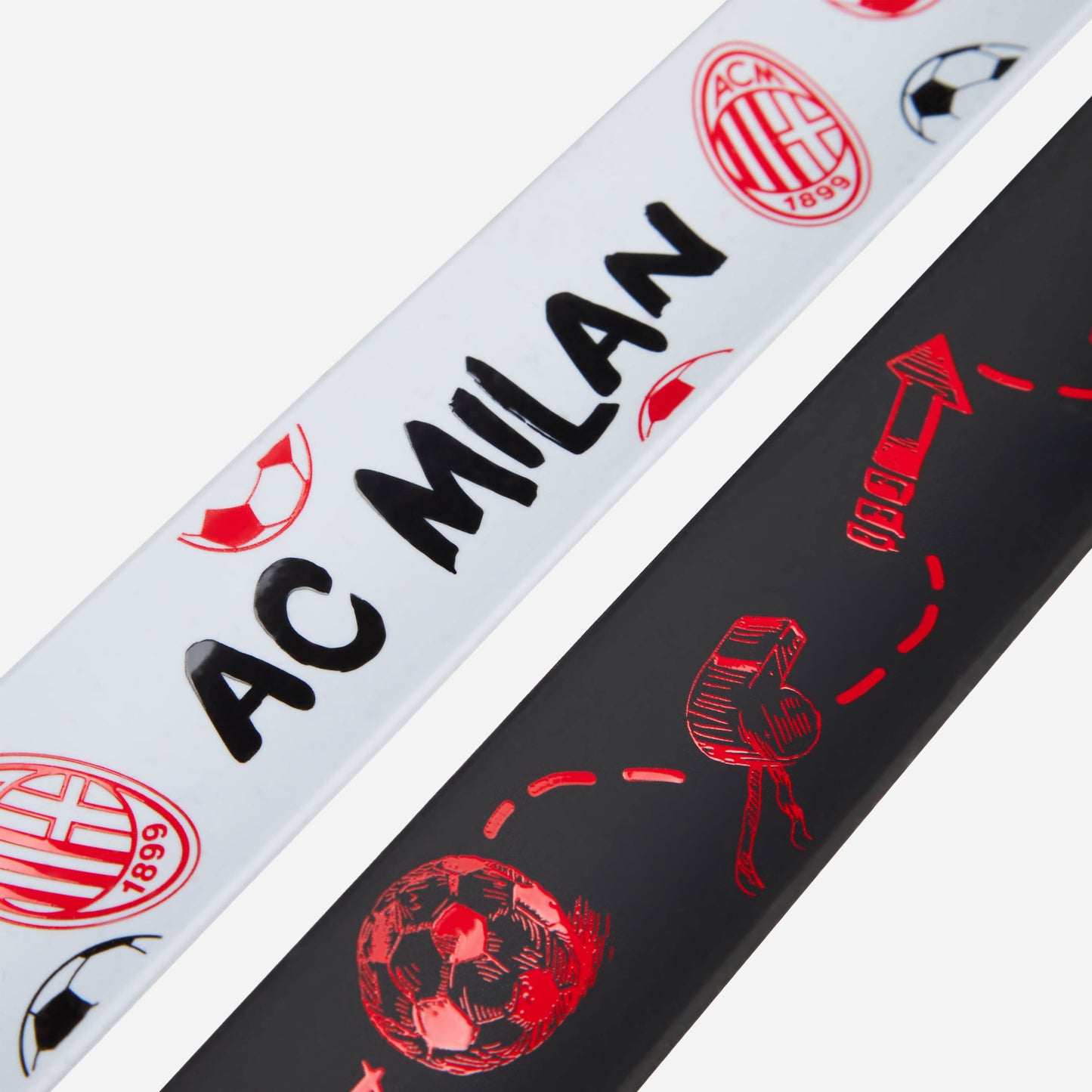 MILAN SNAP BRACELET BLACK&WHITE