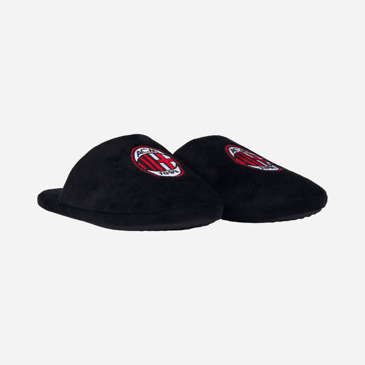 AC MILAN BLACK SLIPPERS