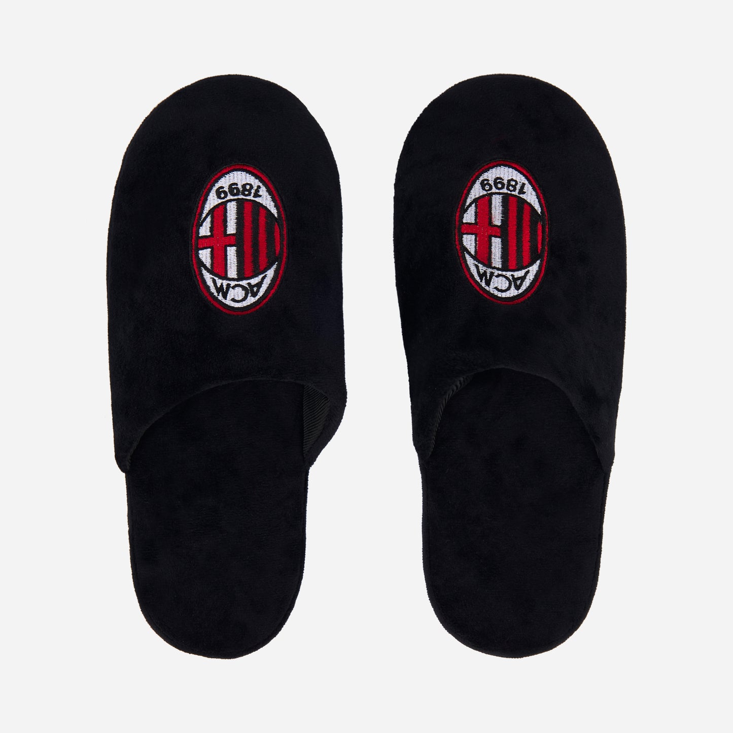 AC MILAN BLACK SLIPPERS