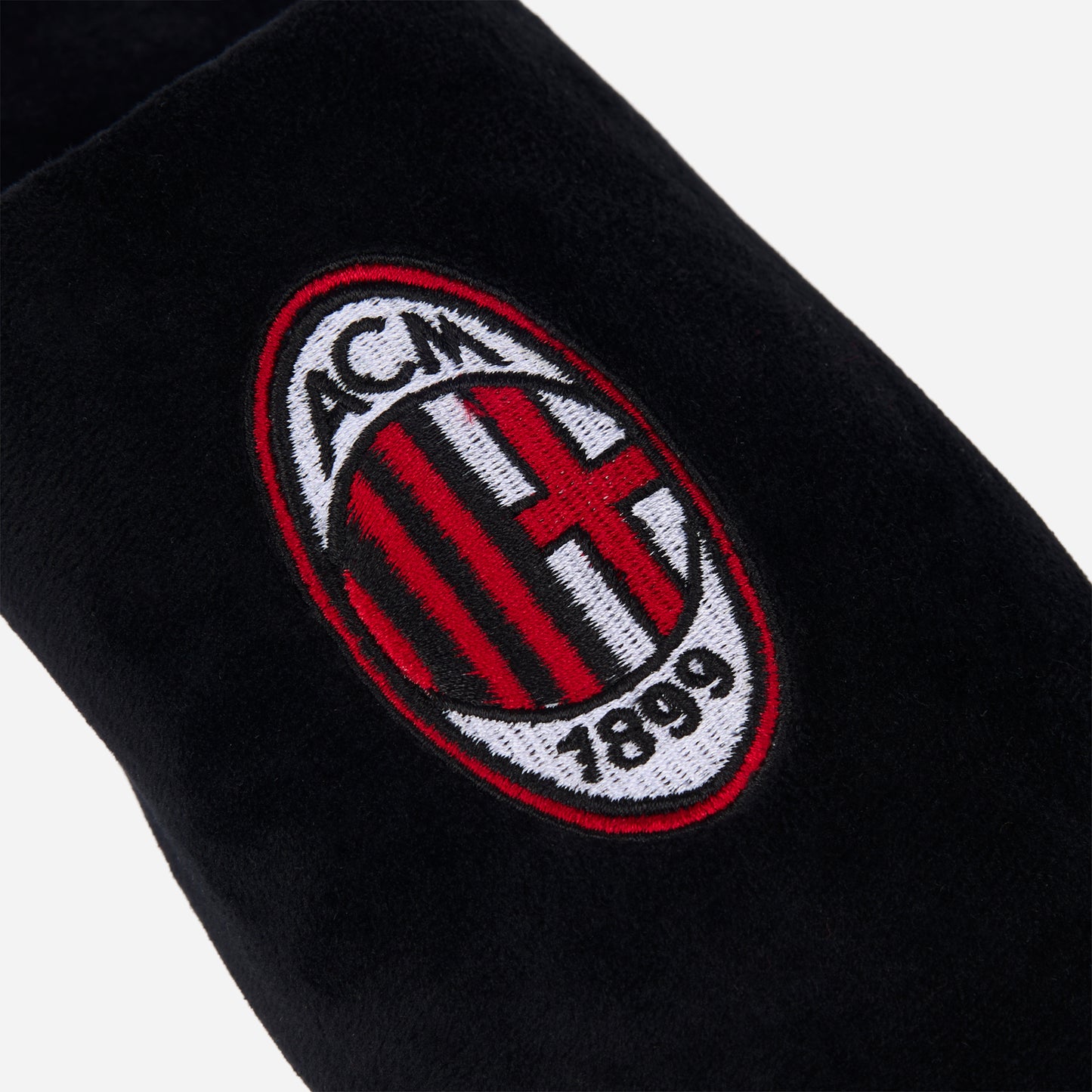 AC MILAN BLACK SLIPPERS