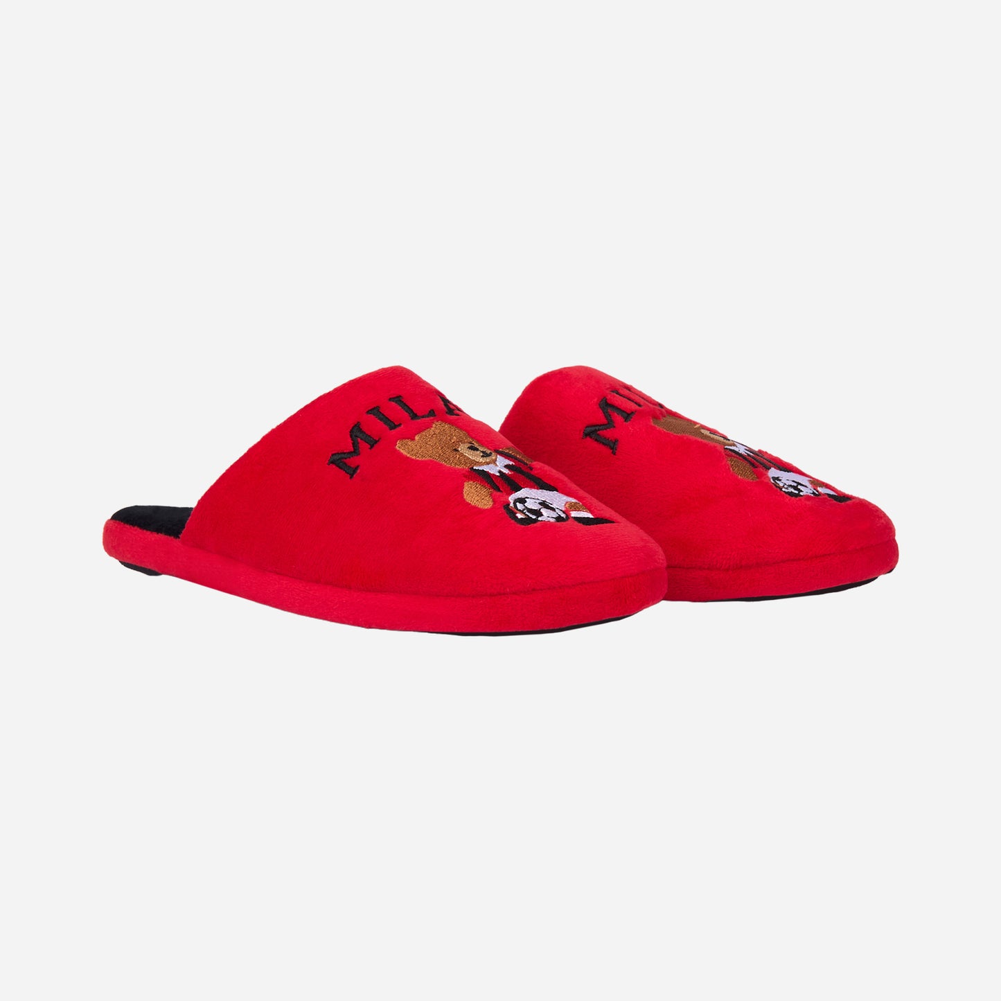 AC MILAN KIDS' RED SLIPPERS