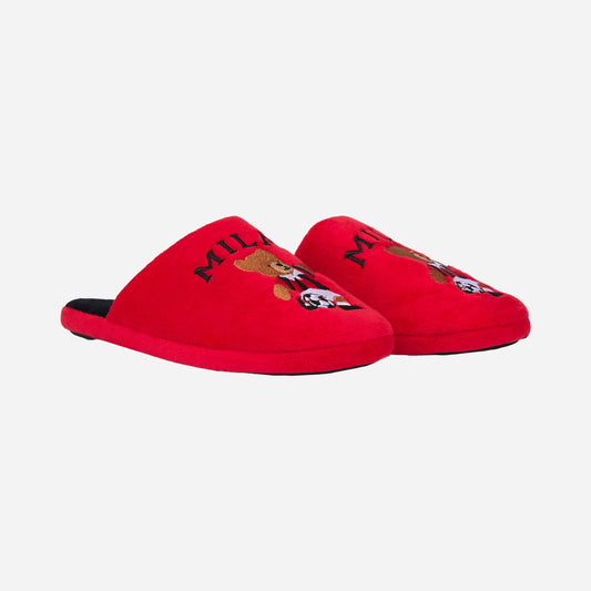 AC MILAN KIDS' RED SLIPPERS