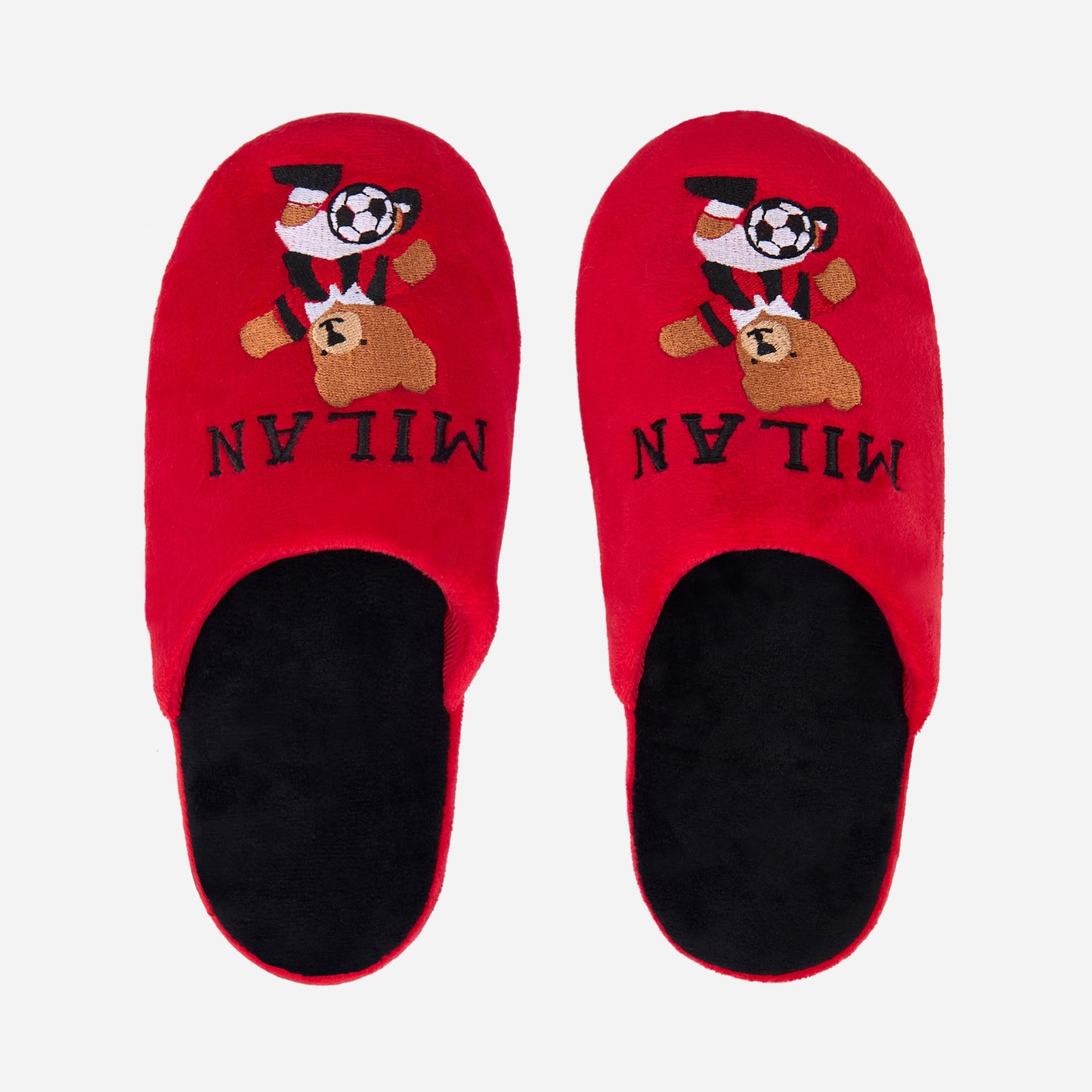 AC MILAN KIDS' RED SLIPPERS
