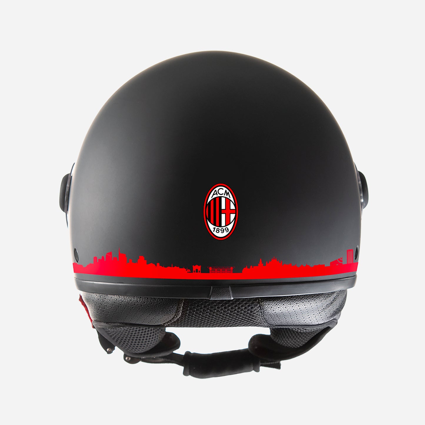 CASCO NERO EL'JETTIN TUCANO URBANO X AC MILAN