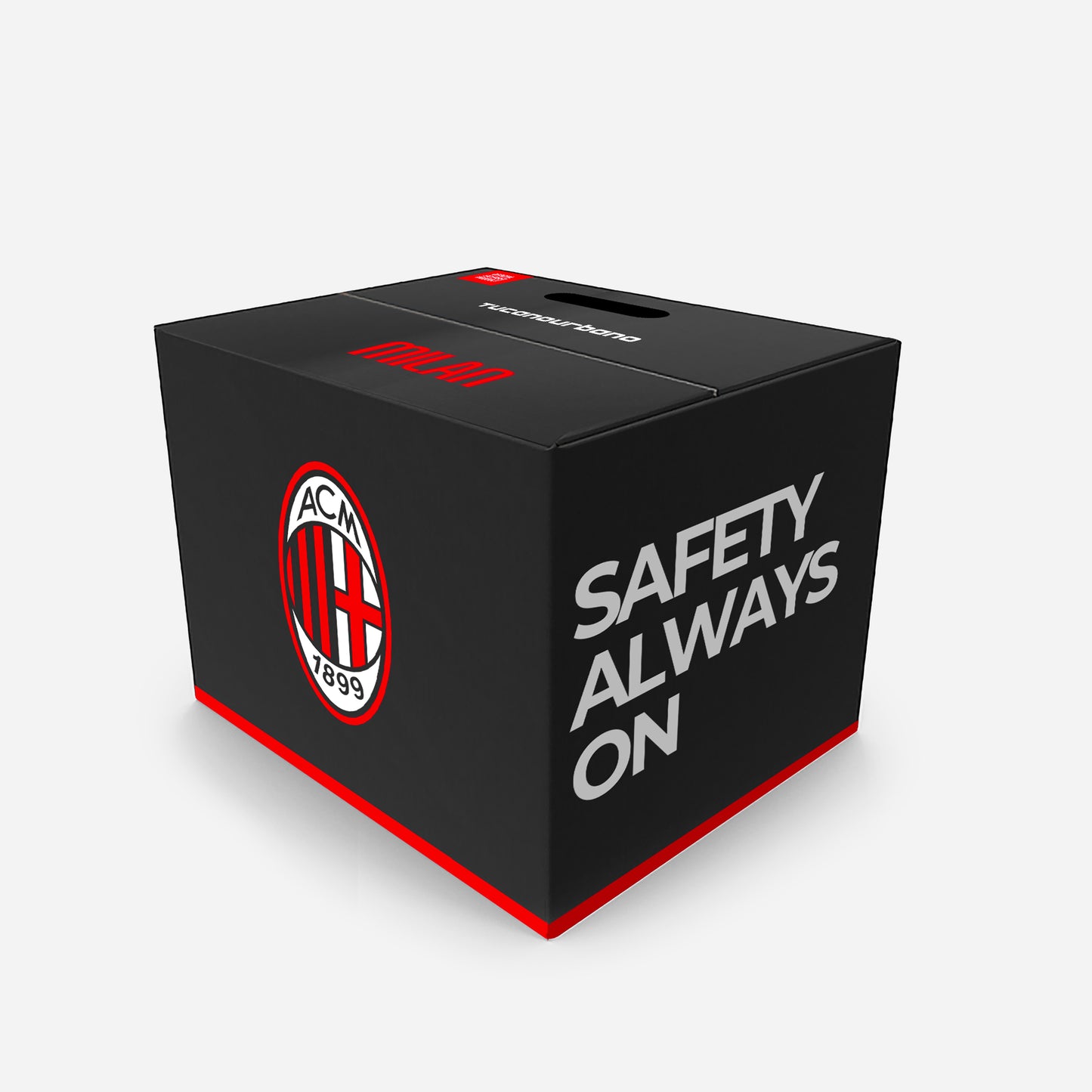 CASCO NERO EL'JETTIN TUCANO URBANO X AC MILAN