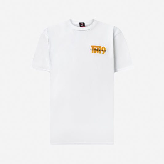 TH19 X ACM - T-SHIRT BIANCA CON STAMPA SUL RETRO