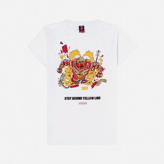TH19 X ACM - T-SHIRT BIANCA BAMBINO CON STAMPA SUL DAVANTI