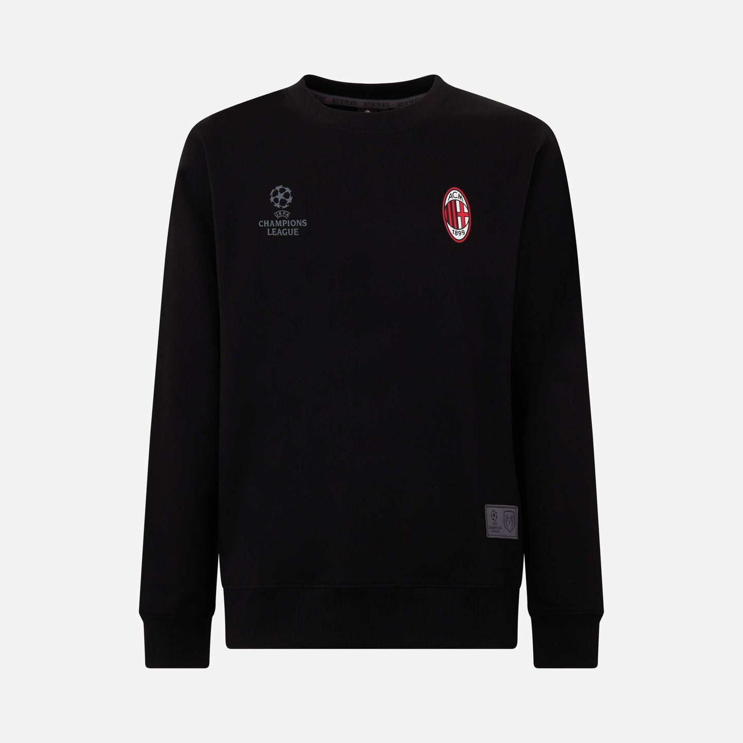 FELPA GIROCOLLO MILAN CON STAMPA CHAMPIONS