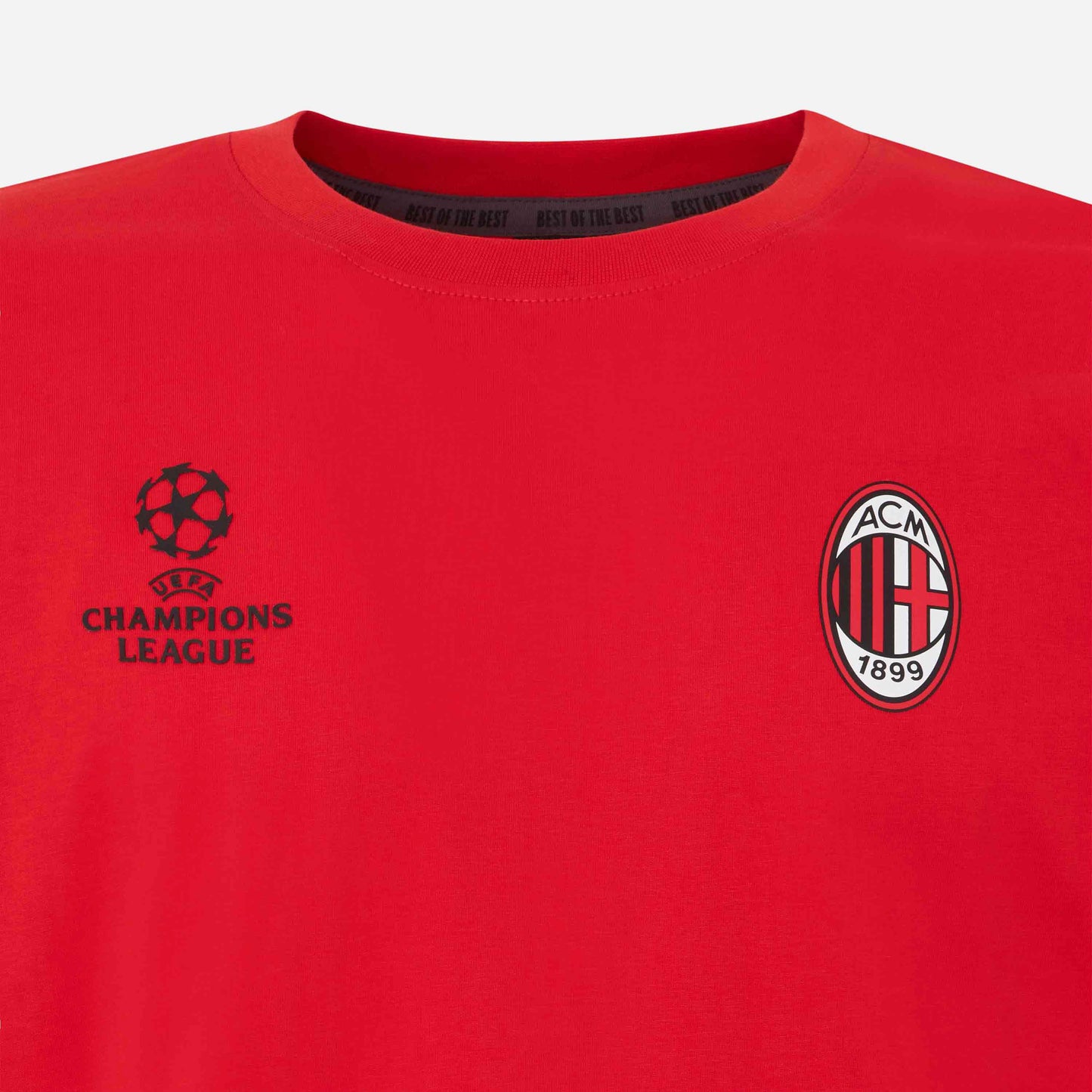T-SHIRT MILAN CON STAMPA CHAMPIONS LEAGUE