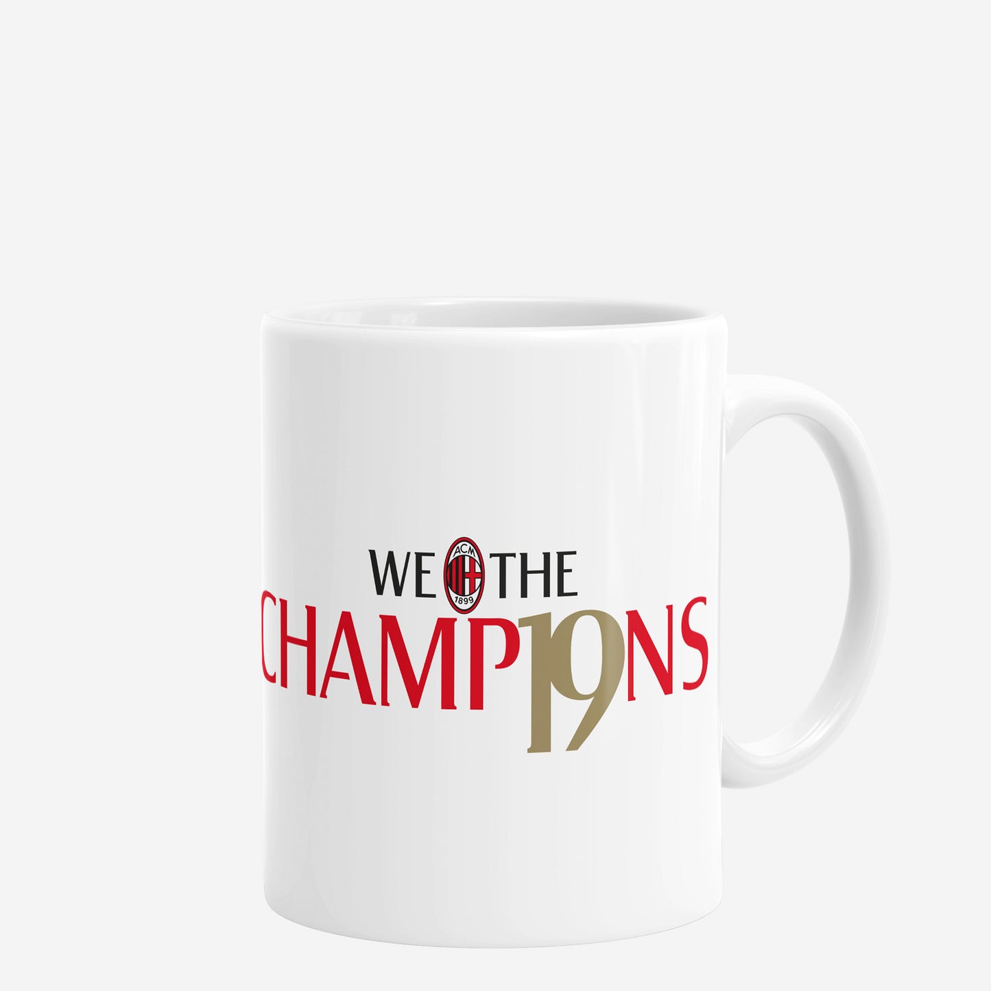 AC MILAN MUG WE THE CHAMPIONS LOGO