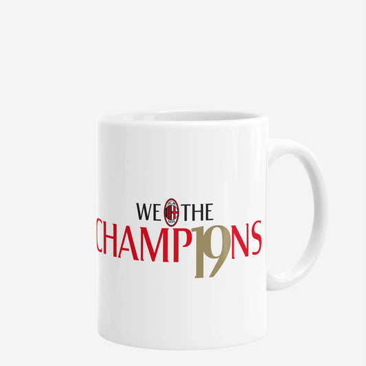 AC MILAN MUG WE THE CHAMPIONS LOGO