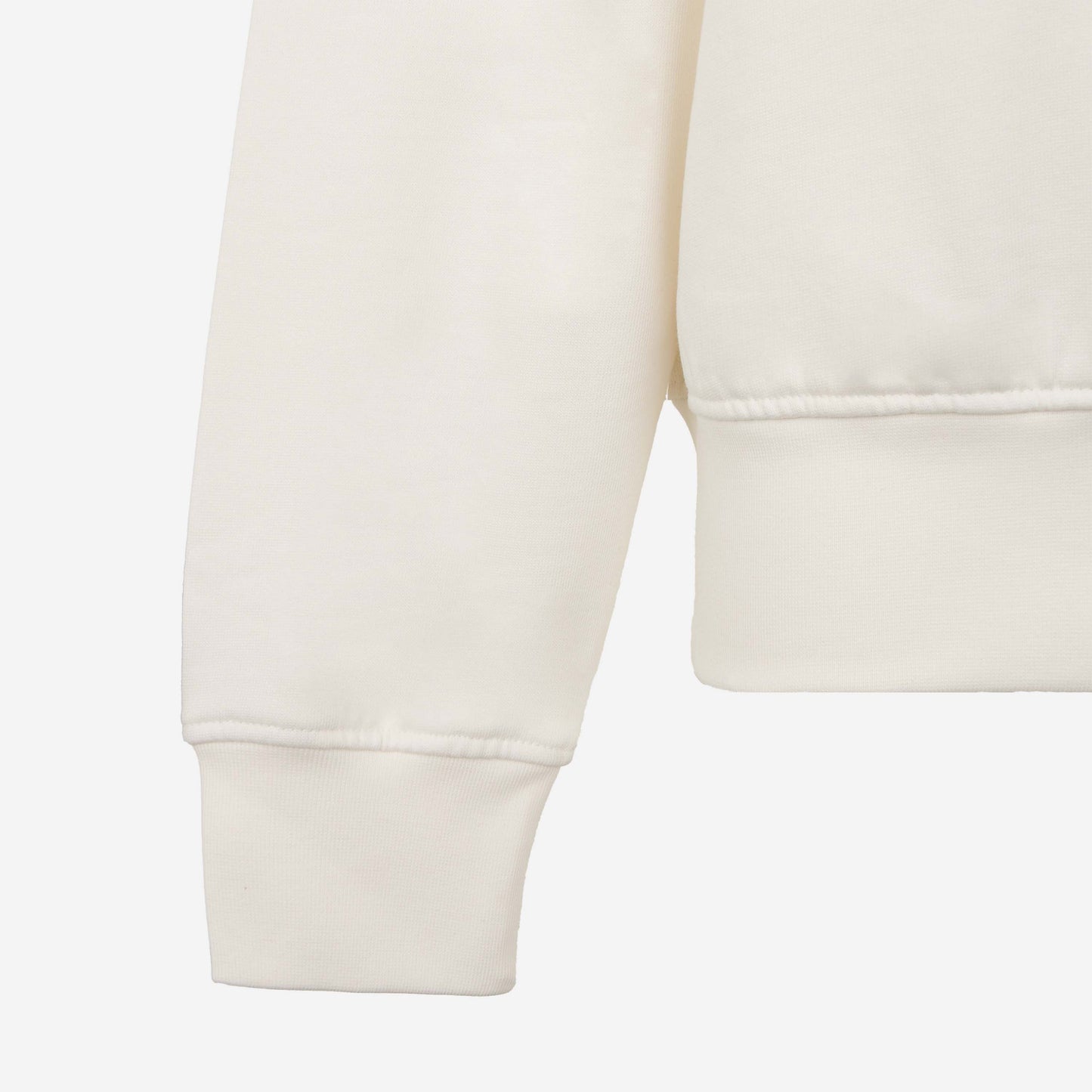 AC MILAN WOMEN'S WHITE SWEATSHIRT WITH EMBROIDERY